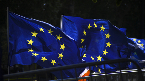 Vlajky Evropské Unie. 