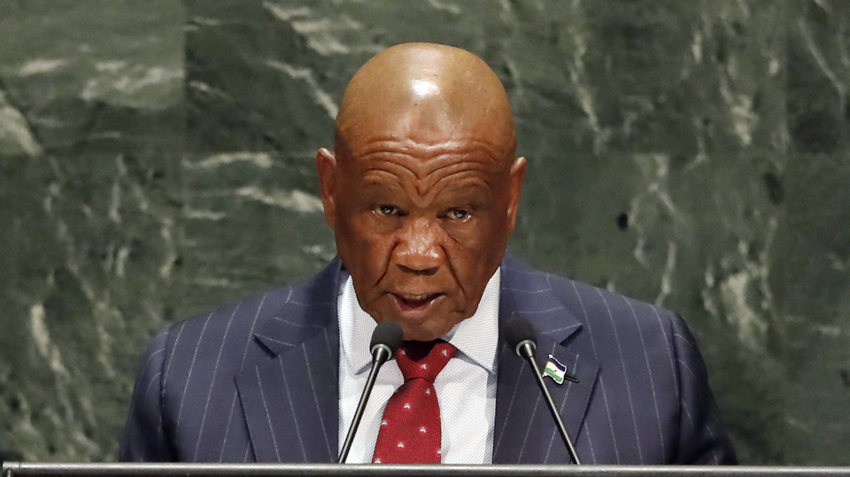 Lesothský premiér Thomas Thabane.