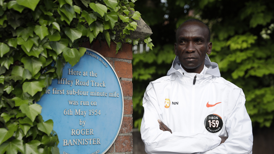 Světový rekordman v maratonu Eliud Kipchoge.