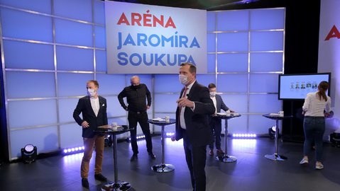 Aréna Jaromíra Soukupa nejsledovanějším politickým pořadem večera.