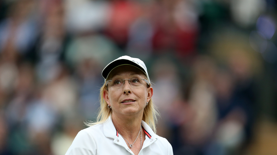 Tenistka Martina Navrátilová.