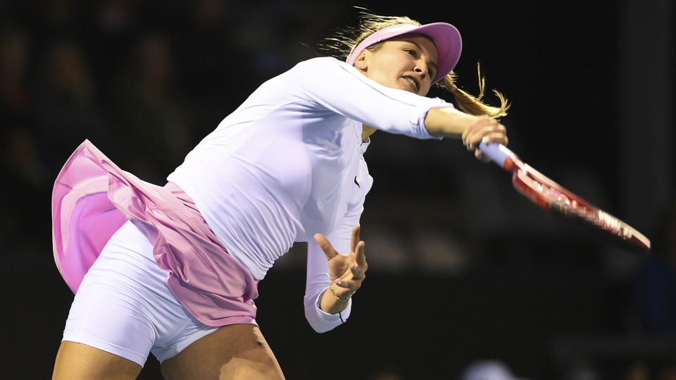 Tenistka Eugenie Bouchardová.