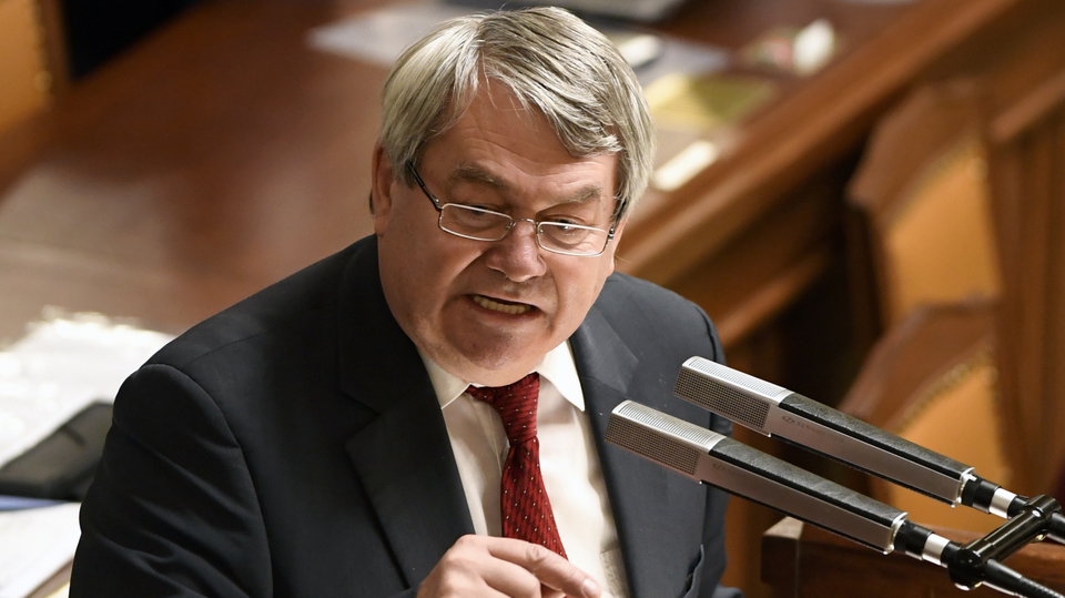 Předseda KSČM Vojtěch Filip.