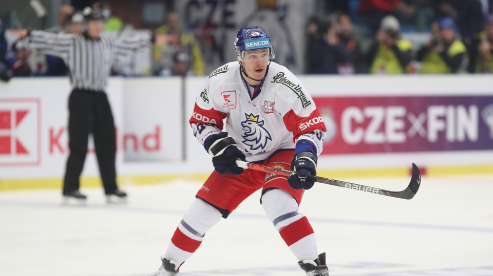 Reprezentační útočník Dmitrij Jaškin.