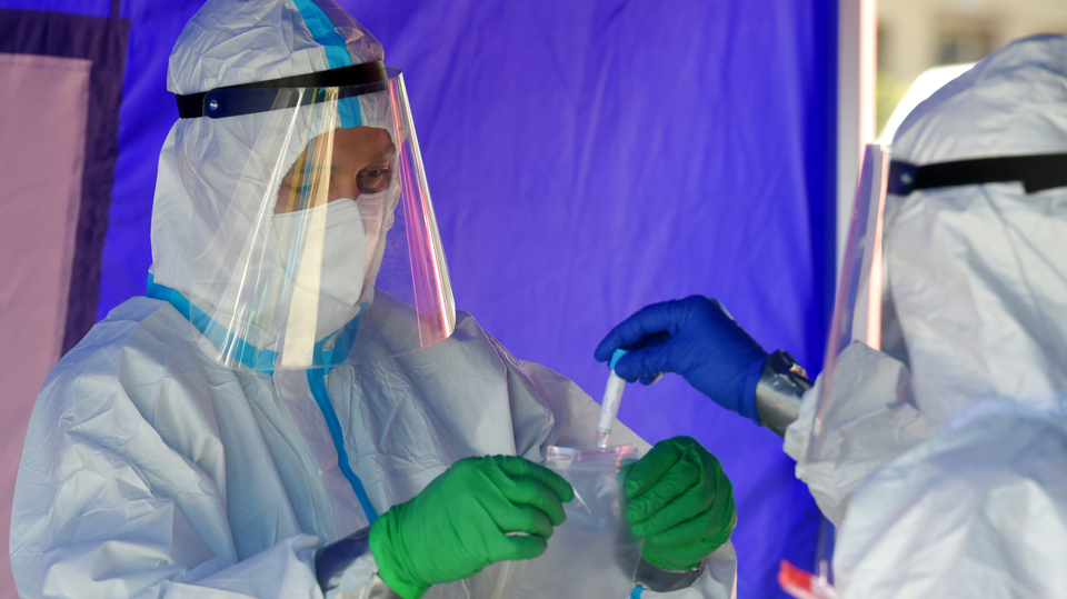 Odběrové místo v Chebu (ilustrační foto).