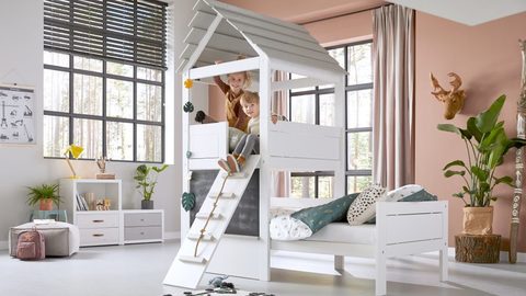 Domeček, skrýš nebo stříška. Inspirace pro dětský pokoj.