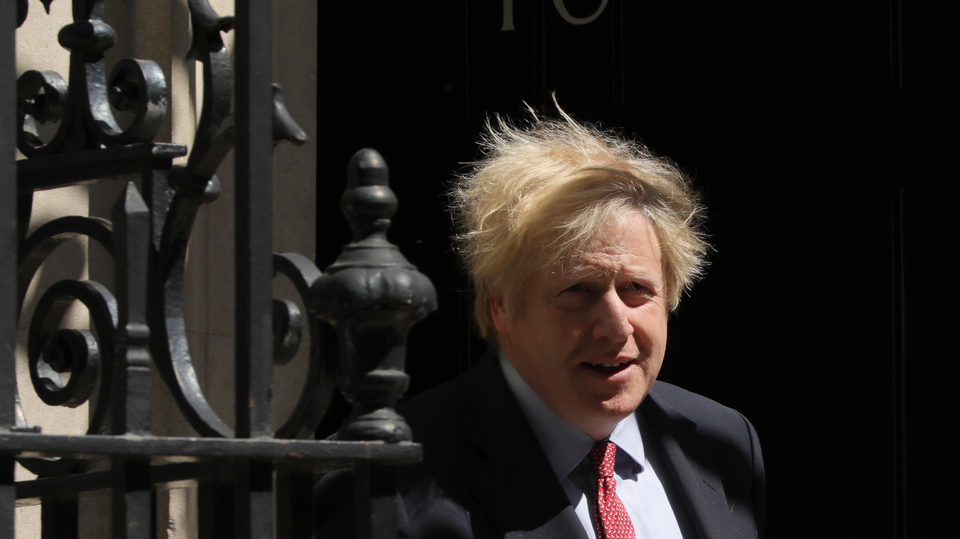 Britský premiér Boris Johnson. 