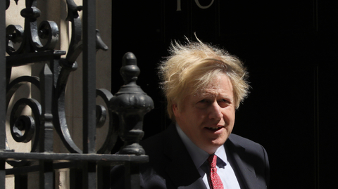 Britský premiér Boris Johnson. 