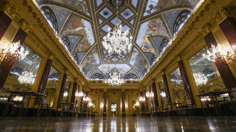 Luxusní hotel v Římě.