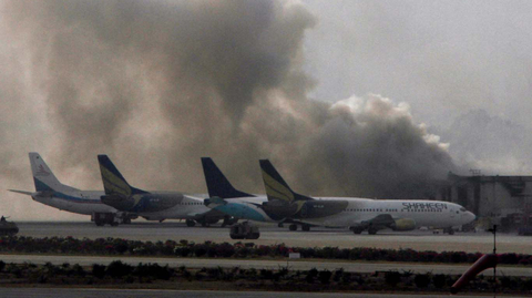 Letiště v Karáčí (ilustrační foto).