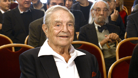 Miliardář a filantrop George Soros.
