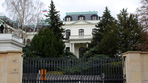 Ruská ambasáda v Praze.