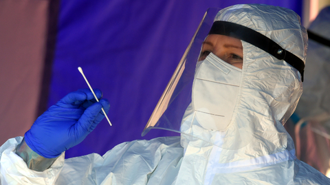 Testování na koronavirus (ilustrační foto).