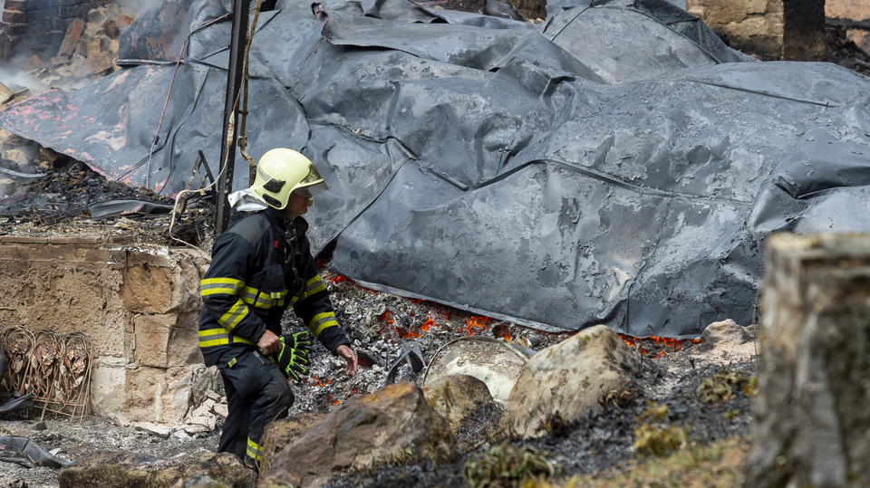 Zásah hasičů v lokalitě Na Tokáni.