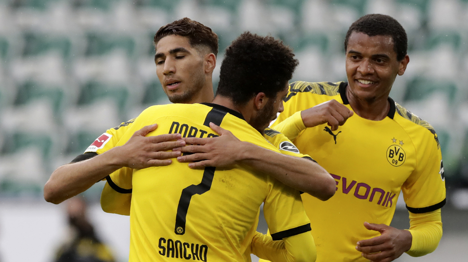 Hráči Dortmundu.