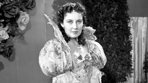 Lída Baarová ve snímku Dívka v modrém.