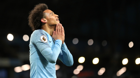 Fotbalista Manchesteru City Leroy Sane.