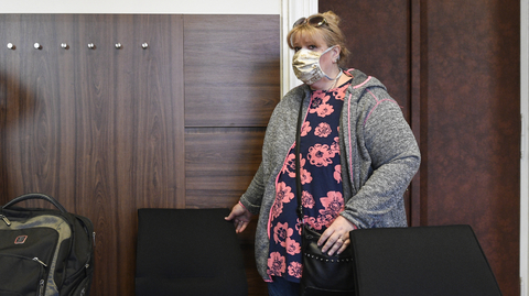 Renáta Pelikánová u soudu.