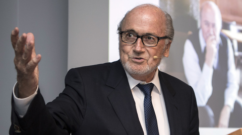 Bývalý prezident FIFA Blatter.