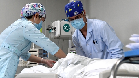 V čínské nemocnici (ilustrační foto).