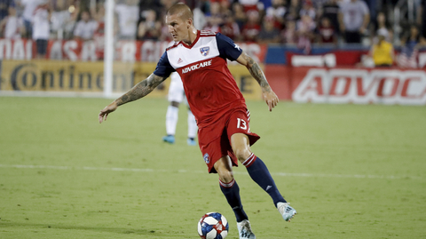 Český útočník Zdeněk Ondrášek v dresu Dallasu.