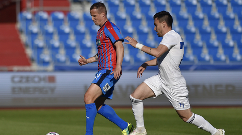 Zleva David Limberský z Plzně a Rudolf Reiter z Ostravy.