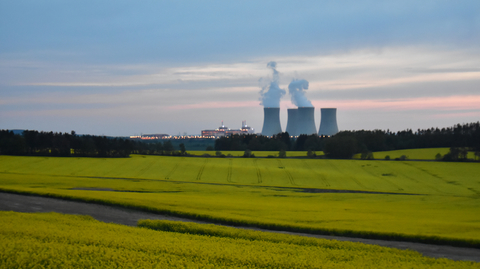 Jaderná elektrárna Temelín.