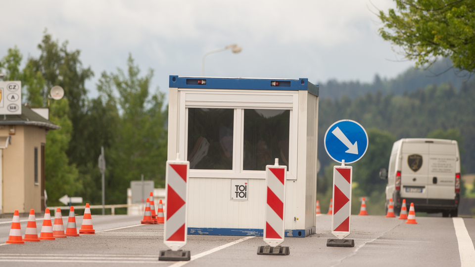 Hraniční přechod Dolní Dvořiště-Wullowitz.