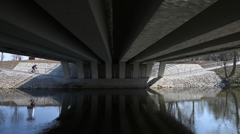 Nábřeží řeky Svratky.