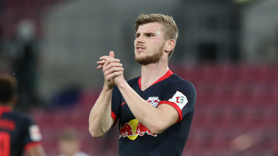 Útočník Lipska Timo Werner.