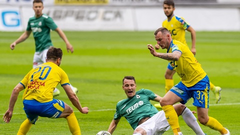 Jeřábek gól do sítě Teplic slavit nechtěl.