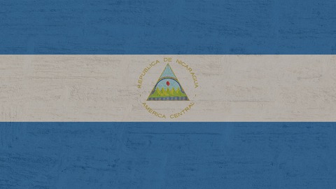 Vlajka Nikaraguy.