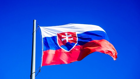 Slovenská vlajka.