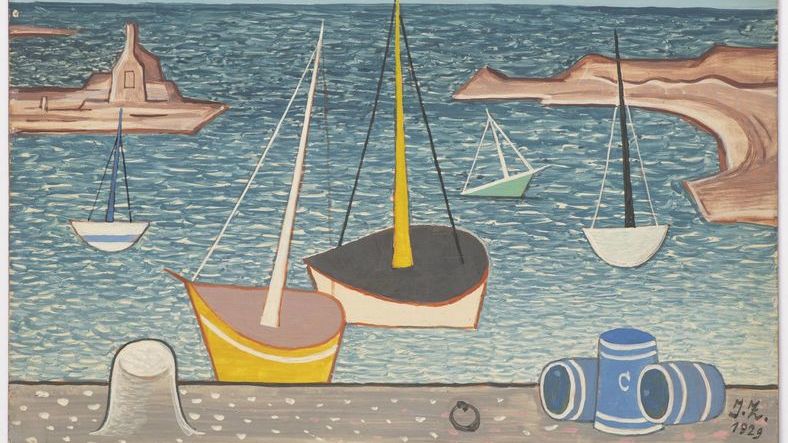 Loďky v přístavu - Jan Zrzavý.