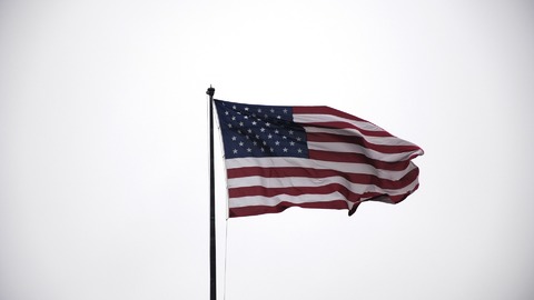 Vlajka USA, ilustrační foto.