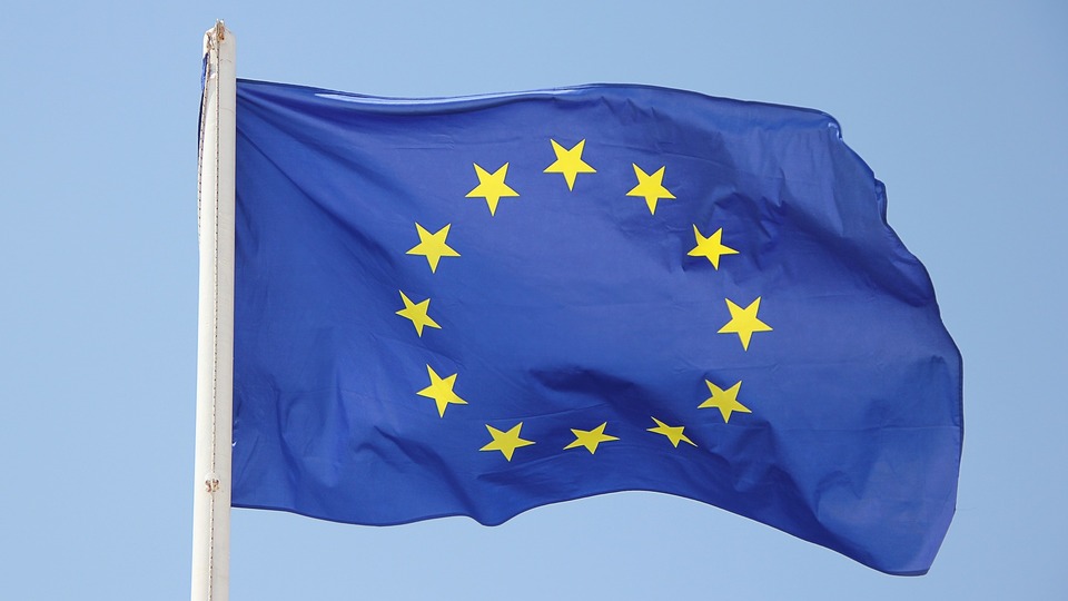 Ilustrační foto, vlajka EU.