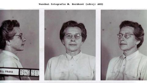 Vazební fotografie Milady Horákové.