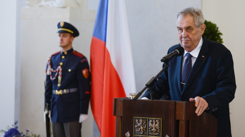 Prezident Miloš Zeman.