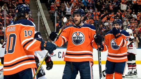 Hráči Edmontonu.