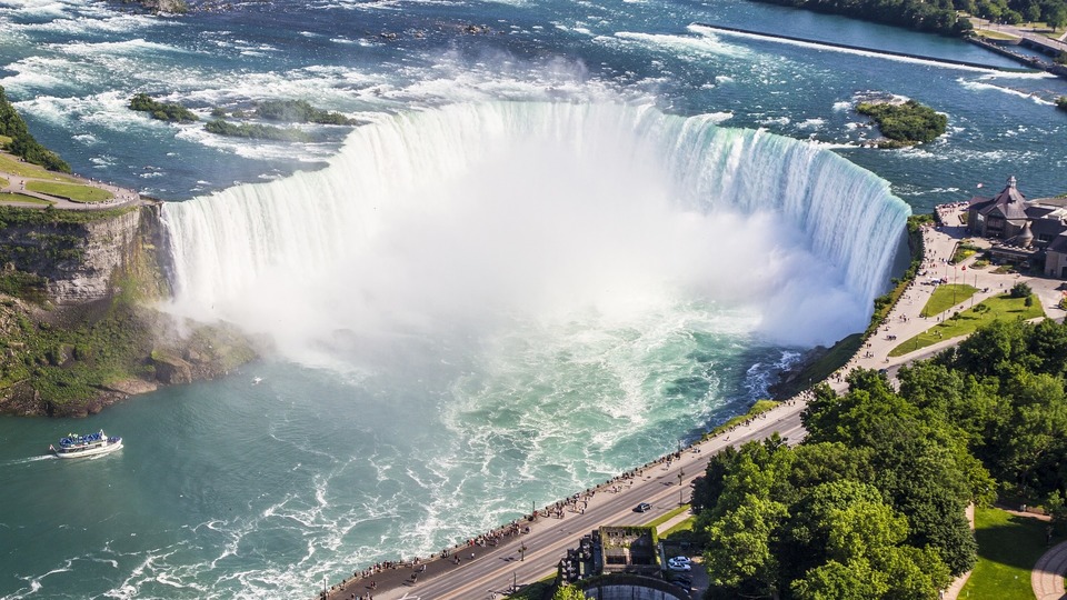 Niagarské vodopády.