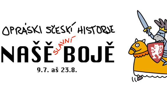 Autor Oprásků sčeskí historje zahájil výstavu věnovanou bitvě na Bílé hoře.