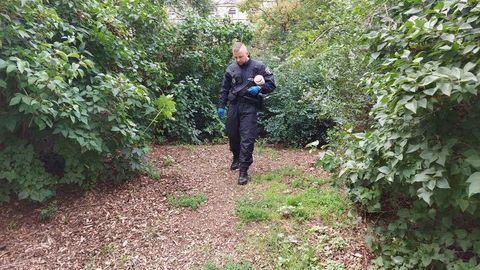 Strážník Městské policie Brno.