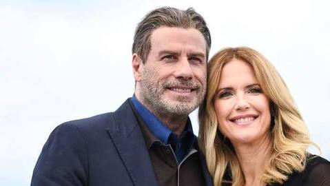 Herečka Kelly Prestonová s manželem Johnem Travoltou.