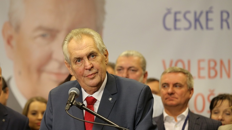 Prezident Miloš Zeman.
