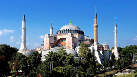 Chrám Hagia Sofia v Istanbulu