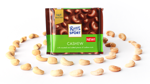 Čokoláda Ritter Sport.