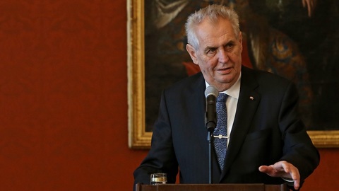 Prezident Miloš Zeman.