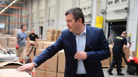 Vicepremiér a šéf sociálních demokratů Jan Hamáček.