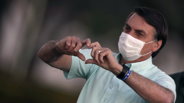 Brazilský prezident Jair Bolsonaro.