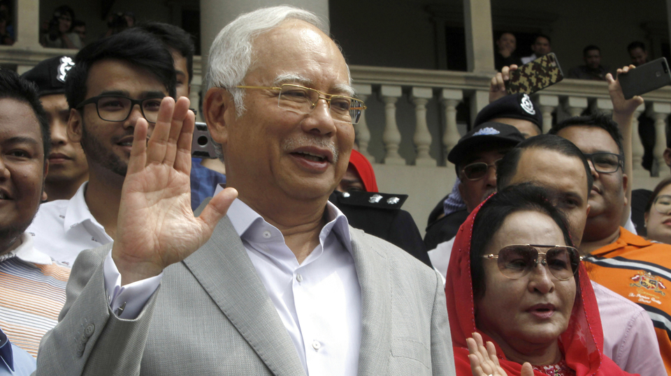 Bývalý malajský premiér Najib Razak.